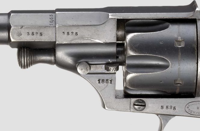 Reichsrevolver M1879 marked