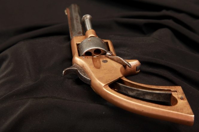 Rollin White Arms Co. Pocket Revolver, Second Type Variant with ejector