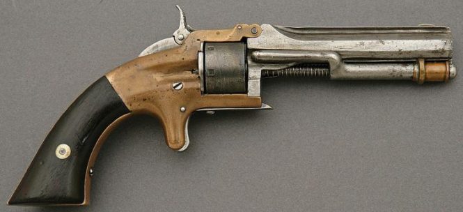 Smith & Wesson Model 1 First Issue 1nd Type Revolver with Scarce Bayonet Latch