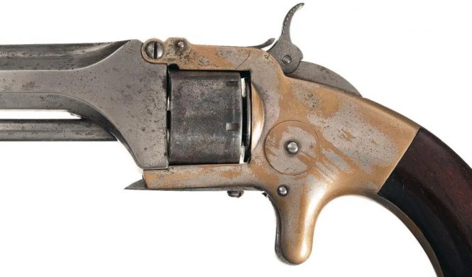 Smith & Wesson Model 1 First Issue 2nd Type Revolver with Scarce Bayonet Latch