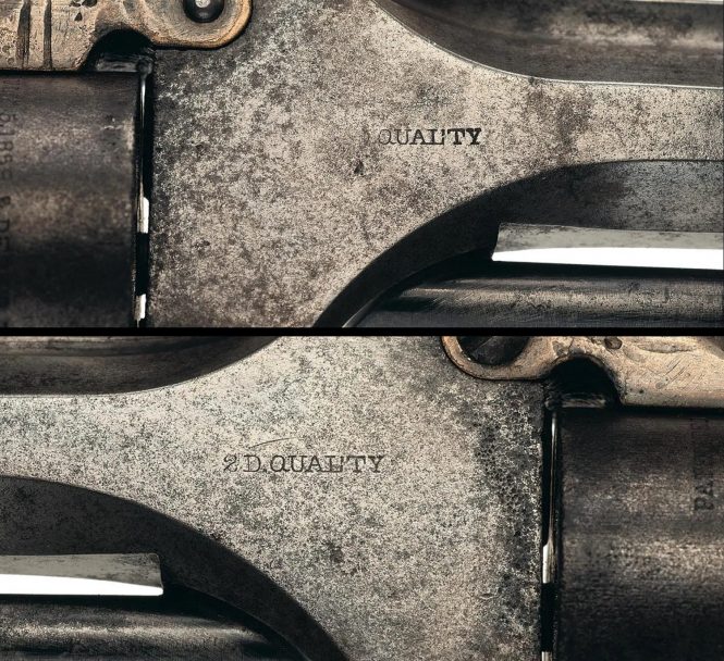 Smith & Wesson Model 1 Second Issue, 2D QUALTY Marked 