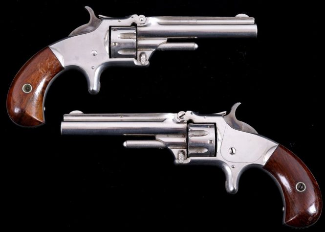 Smith & Wesson Model №1 Third Issue Revolver Nickel finish