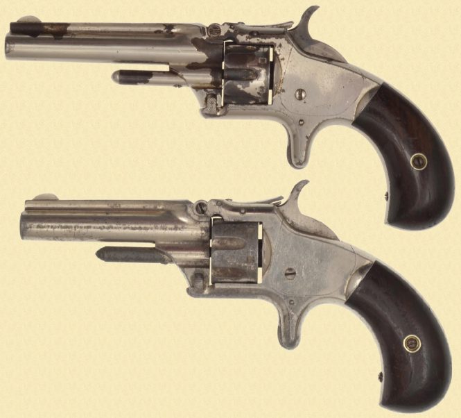 Smith & Wesson Model №1 Third Issue Revolver with Long and Short barrel